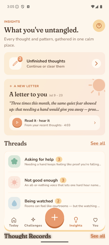 Insights Screen